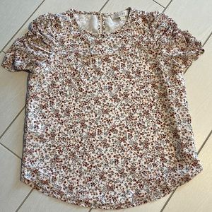 Floral Ann Taylor loft top